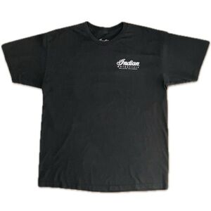 Indian Motorcycle Men’s Black Short Sleeve T-Shirt, Size L